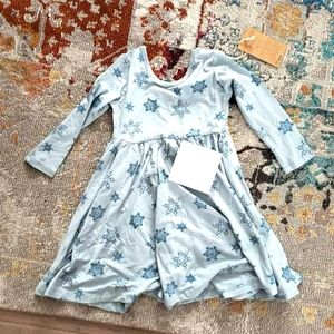 Brand new kyte baby 2t snowflake twirl dress